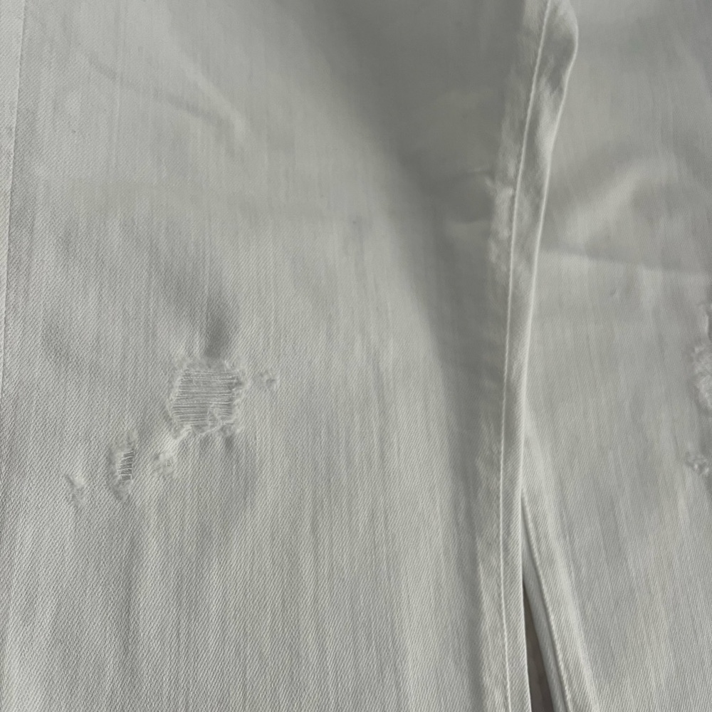 NWT AG EX BOYFRIEND SLIM slouch WHITE JEANS - Picture 12 of 15